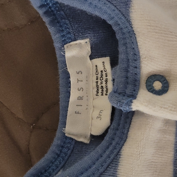 Fuzzy striped 3 months sleeper - Picture 3 of 3